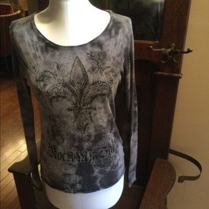 Sassy bling long sleeve t-shirt